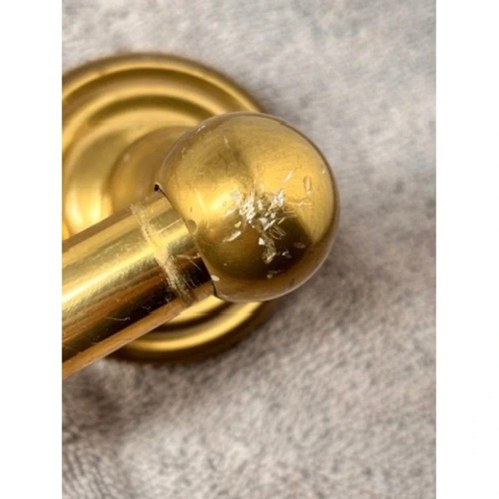 Vintage Brass Towel Bar 25